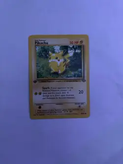 Pokemon Pikachu 1st Edition Jungle 60/64 - Non Holo - LP - 1999 WOTC - Image 1