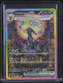 2025 Pokemon Prismatic Evolutions Special Illustration Rare #161 Umbreon ex - Image 1