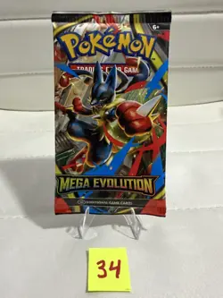 (HEAVY)🔥 22.32g Pokemon TCG Mega Evolution Booster Pack Factory Sealed✅ - Image 2