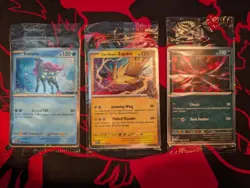 LOT Pokemon tcg promo SEALED- EB Games & Gamestop - Suicune, Yveltal, Zapdos NM - Image 1