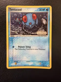 2006 Pokemon EX Legend Maker Tentacool 66/92 Reverse Holo Stamped LP - Image 1