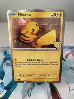 Pokemon Pikachu 051 /162 2026 Pokemon Day Stamped Promo TCG NM - Image 1
