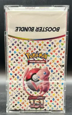 Pokemon Scarlet & Violet 151 Booster Bundle Display Box Sealed w/ Acrylic Case - Image 1
