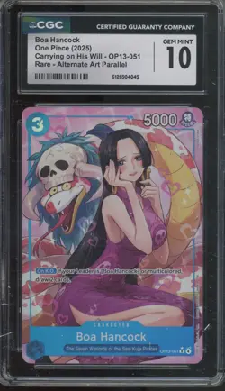 2025 One Piece Carrying On His Will Rare Boa Hancock Gem Mint CGC 10 - Image 1