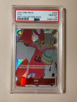 2023 One Piece English OP01-005 Uta Gift Collection 2023 PSA 10!!! - Image 1
