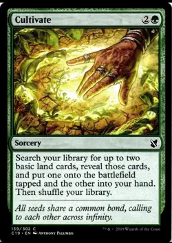 X 1 Cultivate NM Commander 159 MTG Magic The Gathering - Image 1