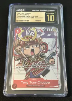 One Piece Tony Tony Chopper ST01-006 Promo 25th Anniversary — CGC 10 Pristine - Image 1