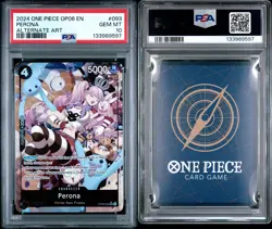 2024 ONE PIECE OP06-WINGS OF THE CAPTAIN ALTERNATE ART #093 PERONA PSA 10 - Image 3