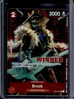 2023-24 One Piece Bandai Game Fest Brook Promos #ST01-011 - Image 1