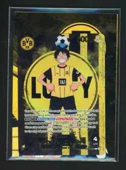 2025 ONE PIECE PROMOS BVB X ONE PIECE MATCH DAY 2025 #003 MONKEY D. LUFFY SEALED - Image 1