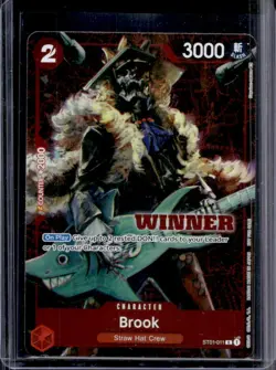 2023-24 One Piece Bandai Game Fest Brook Promos #ST01-011 - Image 1