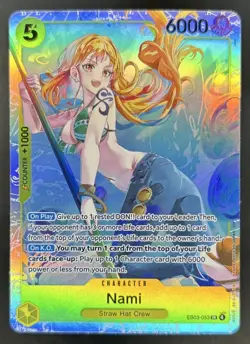 2026 One Piece Heroines Edition Nami Super Rare #EB03-053 - Image 1