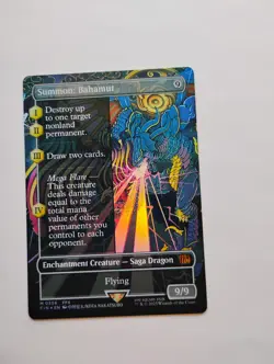 Summon: Bahamut (Borderless) Final Fantasy Foil - Image 1