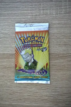 Pokemon Gym Heroes Booster Pack Wizards of the Coast 11 Cards English 2000 - Image 1