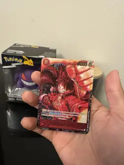 One Piece Monkey D Luffy ST01-012 Alt Art OP-05 English Oda Gold Foil Card - Image 3