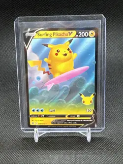 Pokemon Card - Surfing Pikachu V Celebrations 008/025 Ultra Rare - Image 1