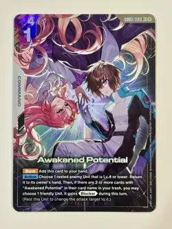 Gundam card Game Gundam Awakened Potential R+ Steel Requiem GD03-118 parallel - Image 1