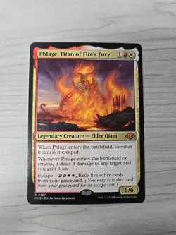 MTG Phlage, Titan of Fire's Fury 197 Modern Horizons 3 NM English - Image 1