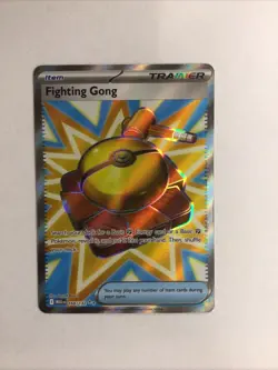 Pokemon Fighting Gong Full Art Secret Rare Mega Evolutions Card 168/132 - Image 1