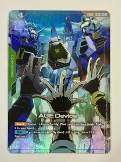 Gundam Card Game AGE Device Parallel R+ Single Card - Image 1