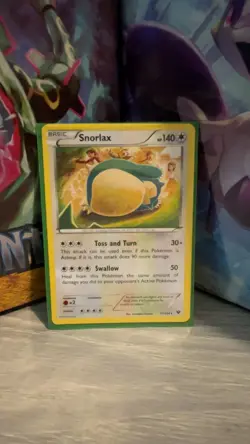 Pokemon TCG Snorlax 77 XY Fates Collide Card - Image 1
