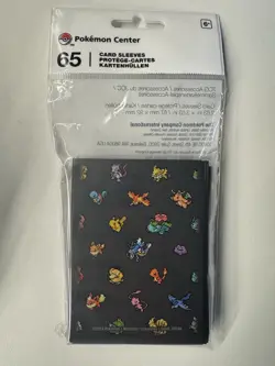 Pokemon Pixels Card Sleeves (65 Sleeves) Pokemon Center TCG New Sealed - Image 1