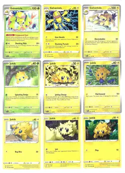 Joltik Galvantula CUTE Card Collection Set of 9 TCG Playset Pokemon NM - Image 1