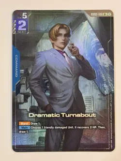 Dramatic Turnabout (R+) GD02-100 Gundam TCG Card Game *Dual Impact *English - Image 1