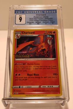 Charizard - (Prerelease) SWSH066 SWSH: Sword & Shield Promo Cards Holo CGC 9 - Image 2