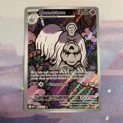 Pokemon Houndstone Illustration Rare Holo 145/132 Me01: Mega Evolution Card - Image 1