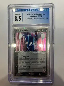 CGC 8.5 Rocket's Sneasel ex EX Team Rocket Returns 103/109 Holo Pokemon Card - Image 1