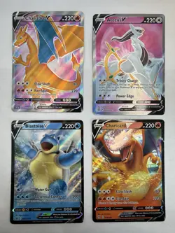 26 Pokemon V Card Lot Charizard Blastoise Arceus Dragonite Pikachu $67 Scan Valu - Image 1