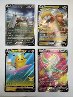 26 Pokemon V Card Lot Charizard Blastoise Arceus Dragonite Pikachu $67 Scan Valu - Image 3