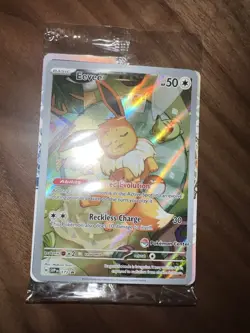 Eevee - Pokemon Center Scarlet & Violet Promo Cards Holo SEALED - Image 2