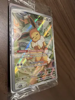 Eevee - Pokemon Center Scarlet & Violet Promo Cards Holo SEALED - Image 3