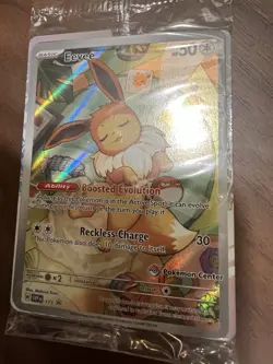 Eevee - Pokemon Center Scarlet & Violet Promo Cards Holo SEALED - Image 4