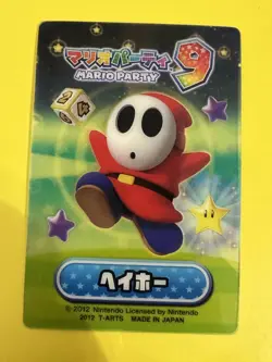 Shy Guy Mario Party 9 Clear Card Very Rare japanese F/S - Image 3