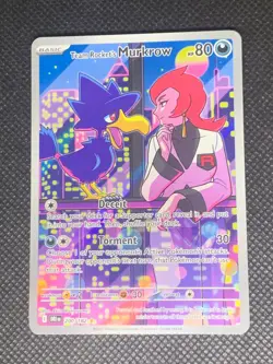 Team Rocket's Murkrow 200/182 - Destined Rivals Pokemon Card - NM - Image 1