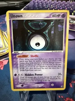 Unown V/28 Pokemon Card Unseen Forces Holo TCG Unknown Ultra Rare - Image 1