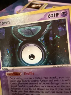 Unown V/28 Pokemon Card Unseen Forces Holo TCG Unknown Ultra Rare - Image 2