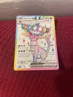 Espeon ex SVP175 Sv: Scarlet & Violet Promo Cards Holo Near Mint Freshly Pulled - Image 1