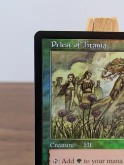 Priest Of Titania Foil B FNM Promo Holo Friday Night Magic Gathering MTG Card - Image 4
