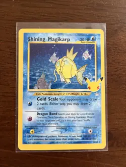 Pokemon Shining Magikarp 66/64 Celebrations Classic Collection Promo Holo Card - Image 1