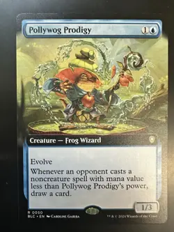 MTG Pollywog Prodigy (Extended Art) BLC 0050 - Image 1