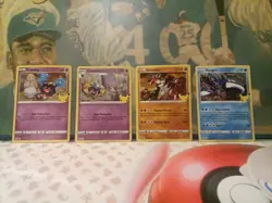 pokemon celebrations 25th anniversary 4 card lot pokemon tcg - Image 1