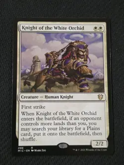 Knight of the White Orchid Commander: Innistrad: Midnight Hunt Regular LP MIC - Image 1