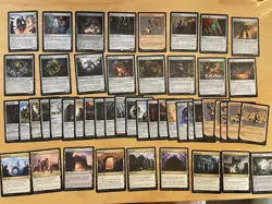 Magic The Gathering Lot Of 44 Battle For Baldur’s Gate ARTIFACT and LAND Card - Image 1