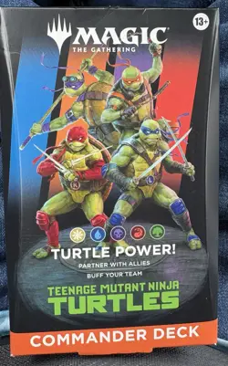 MTG Teenage Mutant Ninja Turtles Turtle Power Commander Deck Factory Sealed - Image 1