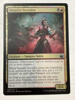 MTG FOIL Vampire Socialite - Innistrad: Midnight Hunt #249 - Image 1
