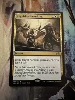 Anguished Unmaking 242 SOI MTG LP Lightly Played Shadows Innistrad Rare - Image 1
